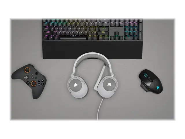 CORSAIR Gaming HS55 SURROUND - Hodesett full størrelse kablet 3,5 ...