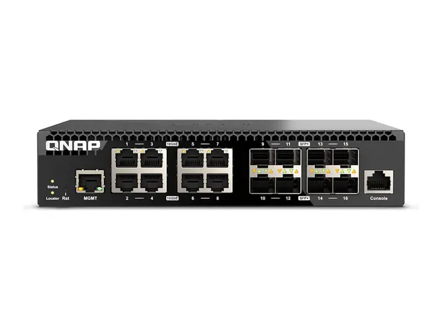 QNAP QSW-M3216R-8S8T - Switch Styrt 8 x 100/1000/2.5G/5G/10GBase-T...
