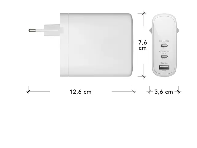 dbramante1928 re-charge - Strømadapter 140 watt Power Delivery 3.1...