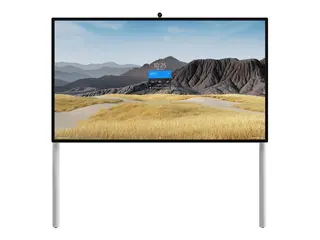 Steelcase Roam Collection - Brakett for interaktiv whiteboard - arktisk hvit, Microsoft-gr&#229; - skjermst&#248;rrelse: 85&quot; - veggmonterbar, gulvst&#248;ttet - for Microsoft Surface Hub 2S 85&quot;, Hub 3 for Business