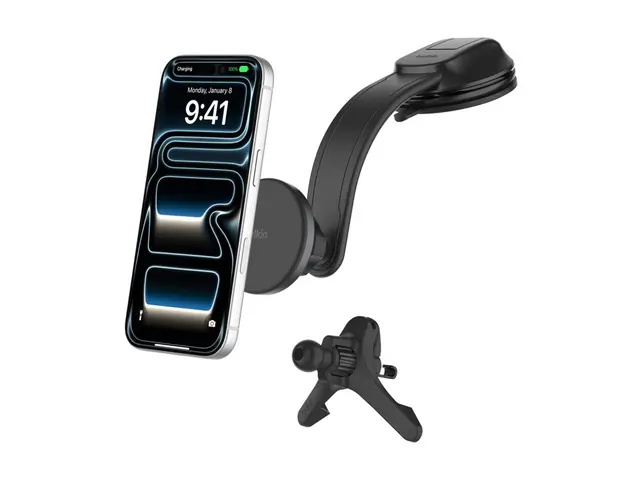 Belkin BoostCharge - Trådløs ladeholder for bil - magnetic, with a...