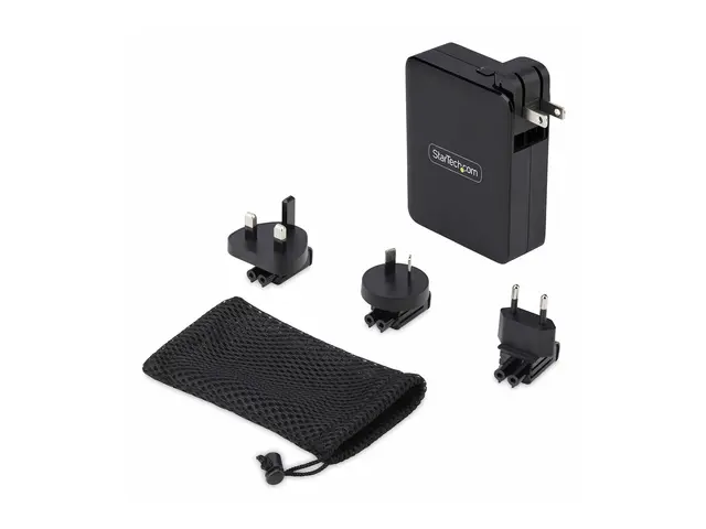 Startech 140W USB-C Wall Charger, USB-C/USB-A, PD GaN Power Adapte...