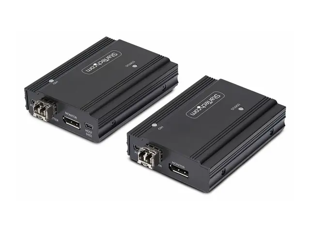 StarTech.com DisplayPort KVM Console Extender Over Fiber Optic, 4K...