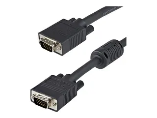 StarTech.com 10m Coax High Resolution Monitor VGA Cable HD15 M/M VGA-kabel - HD-15 (VGA) (hann) til HD-15 (VGA) (hann) - 10 m - formst&#248;pt - svart