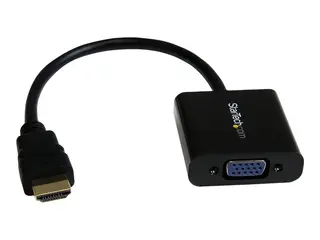 StarTech.com 1080p 60Hz HDMI to VGA High Speed Display Adapter Active HDMI to VGA (Male to Female) Video Converter for Laptop/PC/Monitor (HD2VGAE2) - video adapter - HDMI / VGA - 24.5 cm