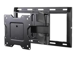 Ergotron Neo-Flex UHD - Monteringssett (veggmontering) lav profil - for flatpanel - utkragning - svart - skjermstørrelse: fra 37"