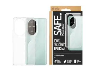 SAFE. by PanzerGlass - Baksidedeksel for mobiltelefon termoplast-polyuretan (TPU) - gjennomsiktig - for Honor 200 Pro
