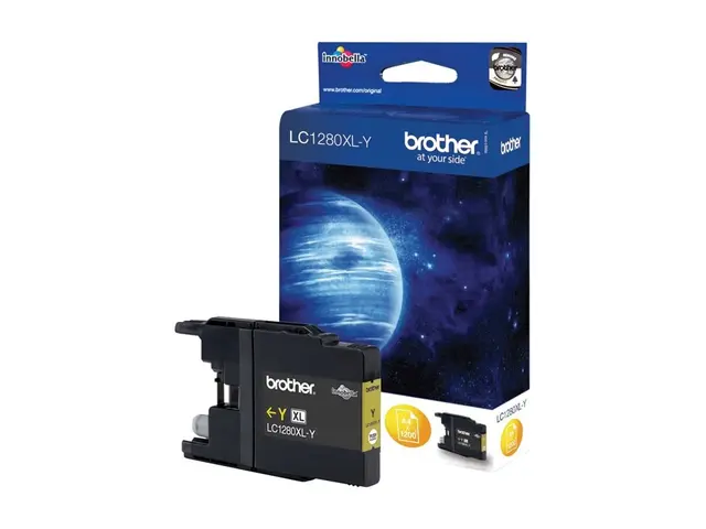 Brother LC1280XLY - Gul - original - blekkpatron - for Brother MFC...
