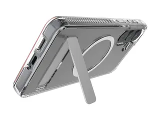 Zagg Crystal Palace Snap KS - Baksidedeksel for mobiltelefon magnetisk, med støttefot - krystallklar - for Samsung Galaxy S26+