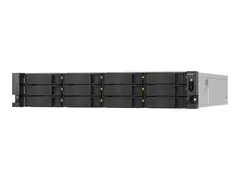 QNAP TS-H1277AXU-RP - NAS-server - 12 brønner kan monteres i rack - SATA 6Gb/s - RAID 0, 1, 5, 6, 10, 50, 60, JBOD - RAM 32 GB - 2.5 Gigabit Ethernet / 10 Gigabit Ethernet - iSCSI støtte - 2U