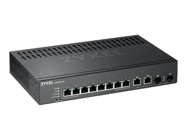 Zyxel GS2220-10 - Switch - Styrt - 8 x 10/100/1000 + 2 x kombo-Gig...