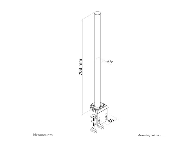 Neomounts FPMA-D935POLE - Monteringskomponent (forlengelsesstang) ...