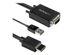 STARTECH 2M (6FT.) VGA TO HDMI ADAPTER - USB AUDIO - 1080P RESOLUTION