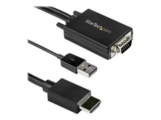 STARTECH 2M (6FT.) VGA TO HDMI ADAPTER - USB AUDIO - 1080P RESOLUTION