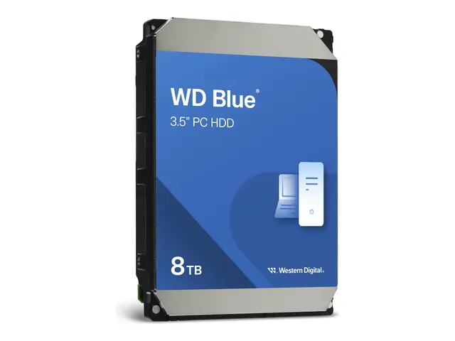 WD Blue WD80EAAZ - Harddisk 8 TB intern 3.5" SATA 6Gb/s 5640 rpm b...