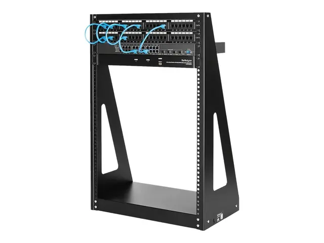 Startech 16U Open Frame Network Rack - 19" 2 Post Free Standing De...
