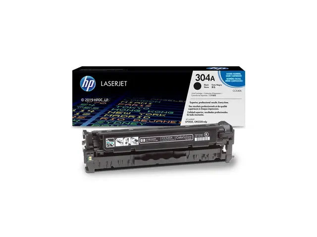 HP 304A - Svart - original - LaserJet - tonerpatron (CC530A) - for...