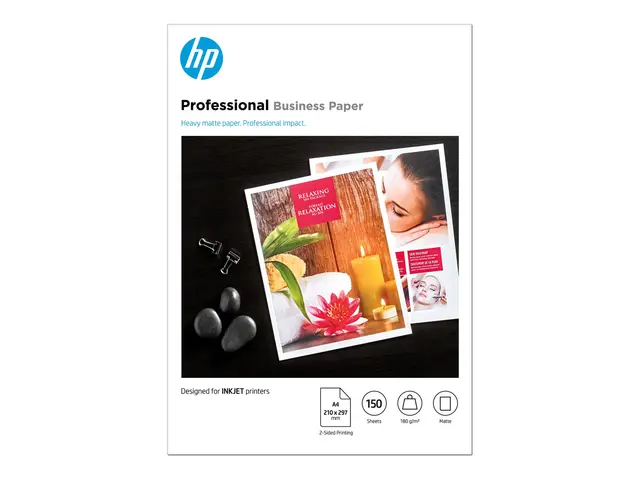 HP Professional - Matt A4 (210 x 297 mm) 180 g/m² 150 ark fotopapi...