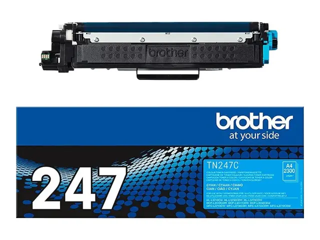 Brother TN247C - Cyan - original - tonerpatron - for Brother DCP-L...