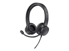 Trust HS-150 - Hodesett - on-ear - kablet 3,5 mm jakk - svart
