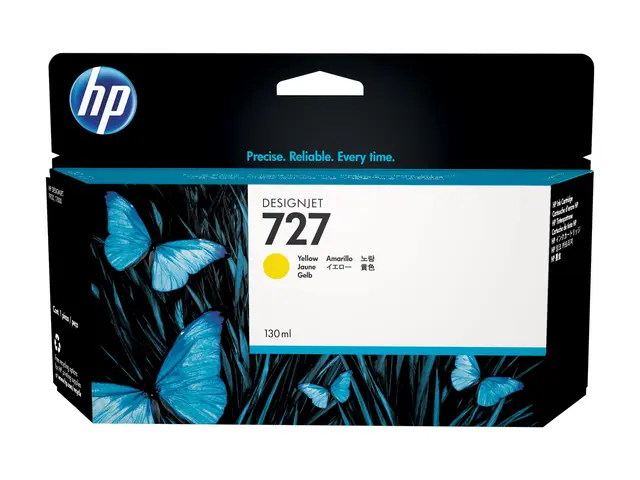 HP 727 - 130 ml - gul - original - DesignJet - blekkpatron - for D...