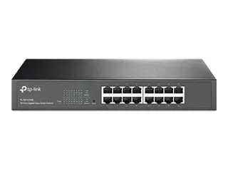 TP-Link JetStream TL-SG1016DE - Switch - Styrt 16 x 10/100/1000 - rackmonterbar
