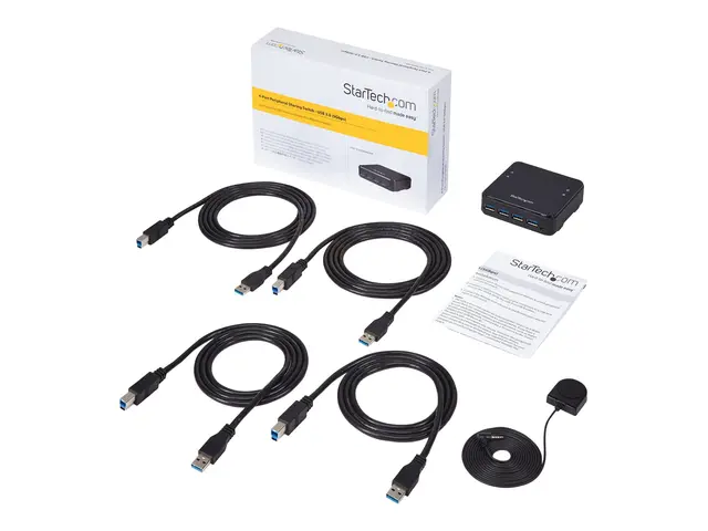 StarTech.com USB 3.0 Peripheral Sharing Switch - 4 USB 3.0 x 4 Com...