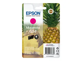 Epson 604 - 2.4 ml - magenta - original - blære med RF/lyd-alarm blekkpatron - for Expression Home XP-2200, 2205, 3200, 3205, 4200, 4205; WorkForce WF-2910, 2930, 2935, 2950