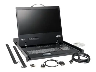 Eaton Tripp Lite series 16-Port Rack Console VGA KVM Switch w/ 19"...
