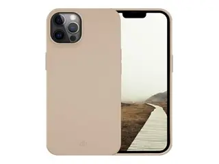 dbramante1928 Costa Rica - Baksidedeksel for mobiltelefon silikon, resirkulert plast - rosa sand - for Apple iPhone 12, 12 Pro