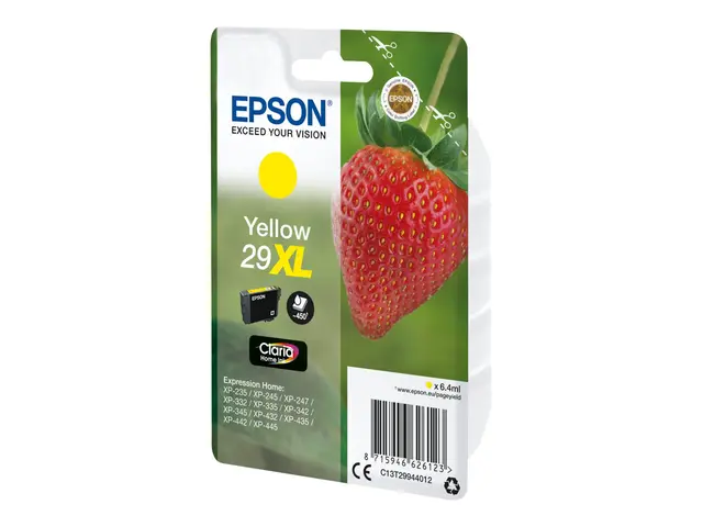 Epson 29XL - 6.4 ml - XL - gul - original - blære med RF/lyd-alarm...