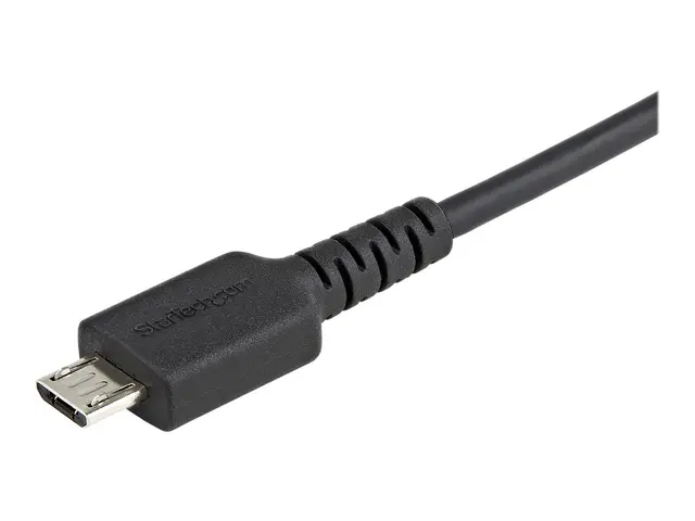 StarTech.com 3ft (1m) Secure Charging Cable, USB-A to Micro USB Da...