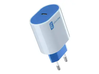 Cellular Line #Stylecolor - Str&#248;madapter 20 watt - 3 A - PD (24 pin USB-C) - bl&#229;