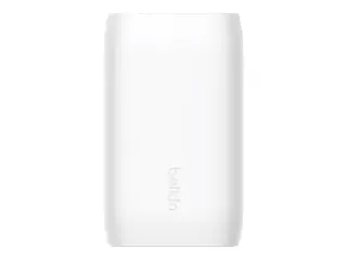 Belkin BoostCharge - Strømadapter - PPS-teknologi 67 watt - 3.25 A - PD 3.0, Power Delivery 3.1 - 3 utgangskontakter (USB-C) - hvit