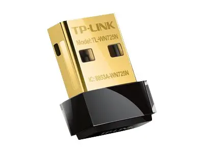 TP-Link TL-WN725N - Nettverksadapter - USB 2.0 - 802.11b/g/n
