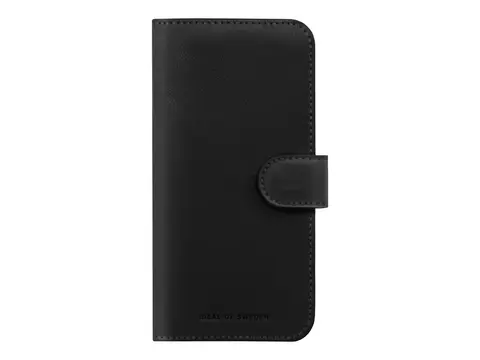 IDEAL OF SWEDEN - Lommebok for mobiltelefon polyuretan, resirkulert polyuretan, polyester, resirkulert polyester - svart - for Apple iPhone 16 Plus