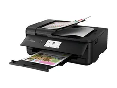 Canon PIXMA TS9550A - Multifunksjonsskriver farge - ink-jet - A4 (210 x 297 mm), Legal (216 x 356 mm) (original) - A3 (medie) - opp til 15 ipm (trykking) - 200 ark - USB 2.0, LAN, Wi-Fi(n) - svart
