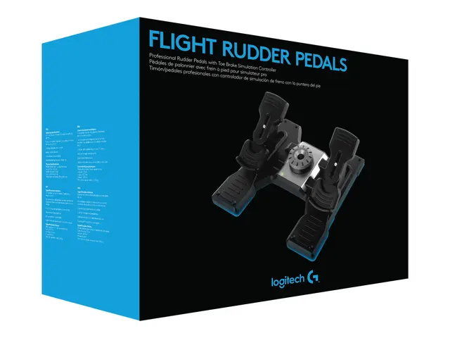 Logitech Flight Rudder Pedals - Pedaler - kablet - for PC