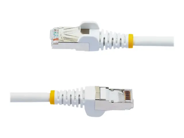 StarTech.com 1m CAT6a Ethernet Cable - White Low Smoke Zero Haloge...