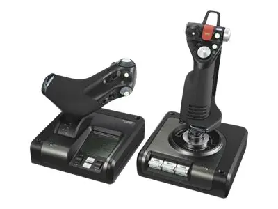 Logitech X52 Professional H.O.T.A.S. - Joystick og gasspedal - kab...