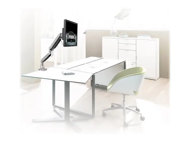 StarTech.com Desk Mount Monitor Arm, Heavy Duty Ergonomic VESA Sin...