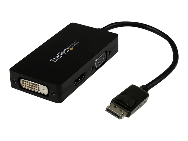 StarTech.com 3 in 1 DisplayPort Multi Video Adapter Converter - 10...