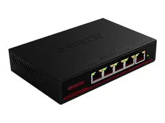 Asustor ASW205T - Switch - ikke-styrt 5 x 100/1000/2.5G Base-T - stasjon&#230;r, veggmonterbar