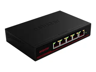 Asustor ASW205T - Switch - ikke-styrt - 5 x 100/1000/2.5G Base-T stasjon&#230;r, veggmonterbar