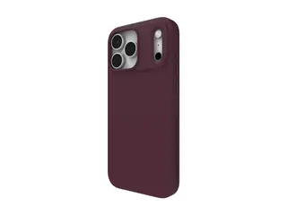 ZAGG Manhattan Snap - Baksidedeksel for mobiltelefon MagSafe-samsvar - silikon - svart kirsebær - for Apple iPhone 17 Pro Max