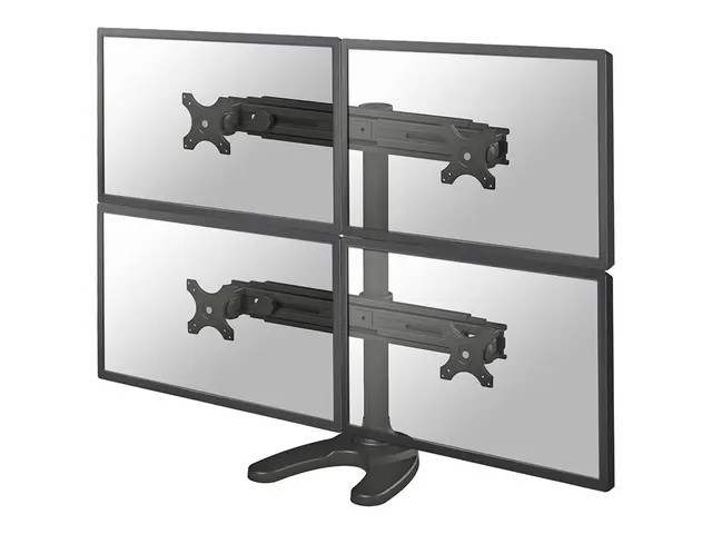 Neomounts FPMA-D700DD4 - Stativ full bevegelse for 4 LCD-skjermer ...