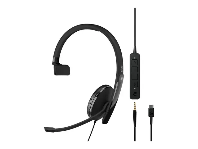 EPOS ADAPT 135 USB-C II - 100 Series hodesett on-ear kablet 3,5 mm...