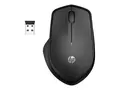 HP 285 Silent - Mus - ergonomisk optisk - tr&#229;dl&#248;s - 2.4 GHz - USB tr&#229;dl&#248;s mottaker