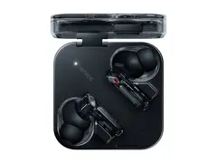 Nothing Ear (3) - True wireless-hodetelefoner med mikrofon i øret - Bluetooth - aktiv støydemping - svart