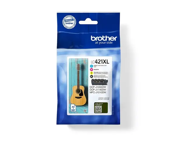 Brother LC421XL - 4-pack - XL - svart, gul, cyan, magenta - origin...
